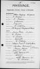 Certificat de mariage à Octave Duguay / Annie Ferron (F123)