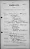 Certificat de mariage à Octave Duguay / Judith Doiron (F125)