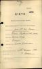 Certificat de naissance à Marie Béatrice Ward