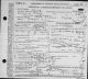 Certificat de décès à Joseph Eleonard Duguay