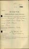Certificat de naissance Joseph Aurèle Chiasson