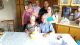 Léonard et Madeleine avec leurs enfants lors de leur 50e